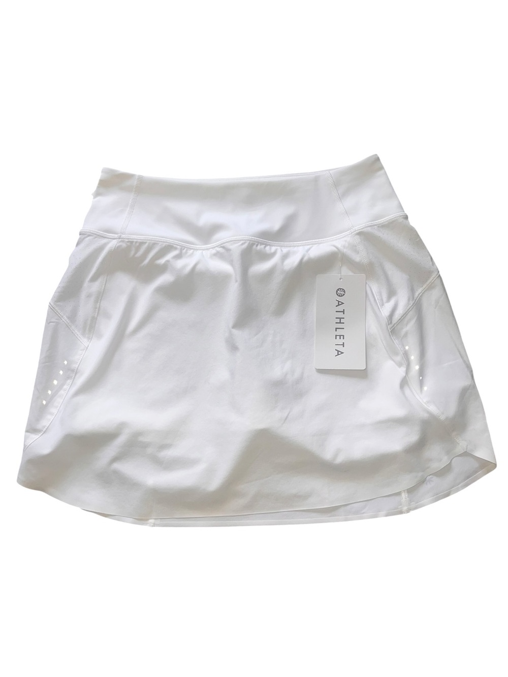 Athleta White Run With It Skort 16 inch